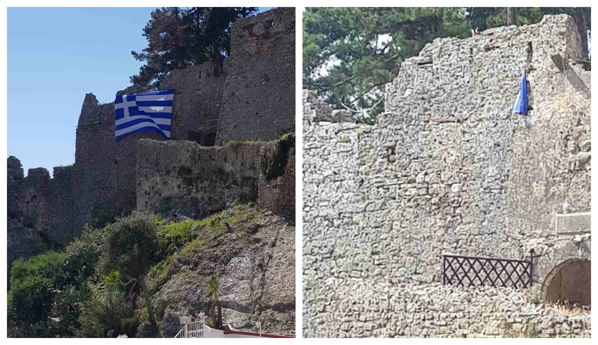 “Ελληνόπουλα λεβέντες” έσκισαν την ελληνική σημαία